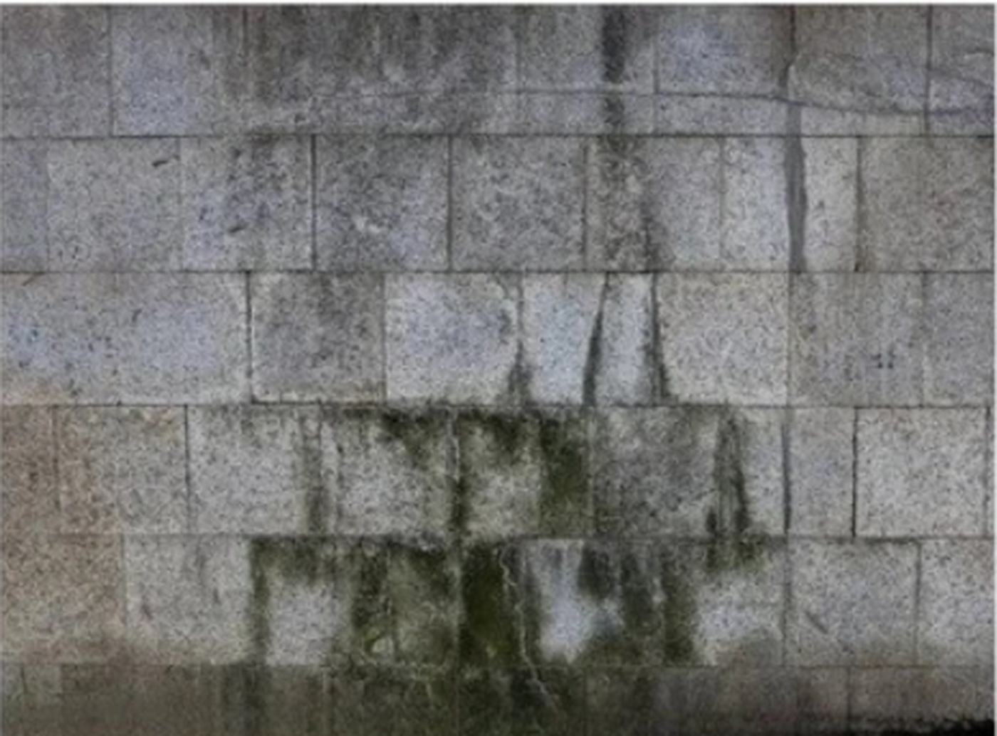 Stone facade before